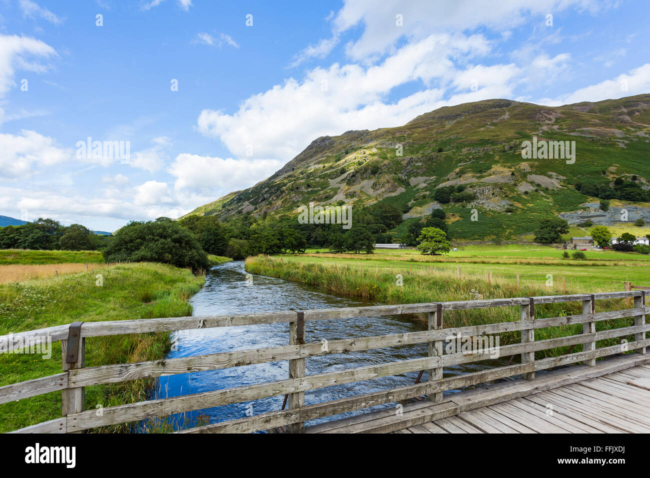 Goldrill Beck in Ullswater Lake, Lake District National Park, Cumbria, England Stockfoto