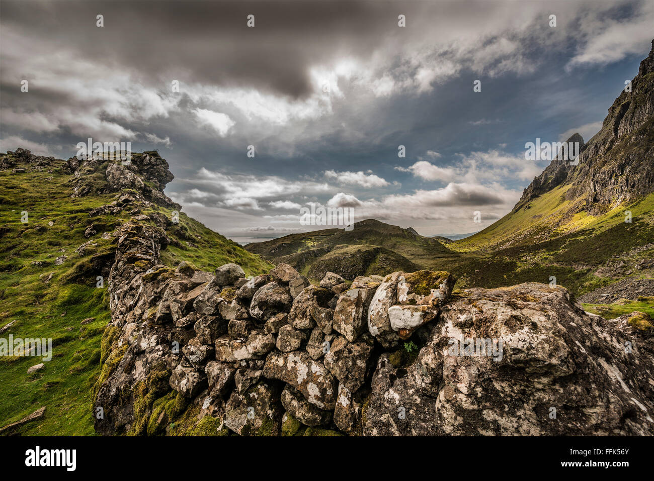 Berge von Skye Stockfoto