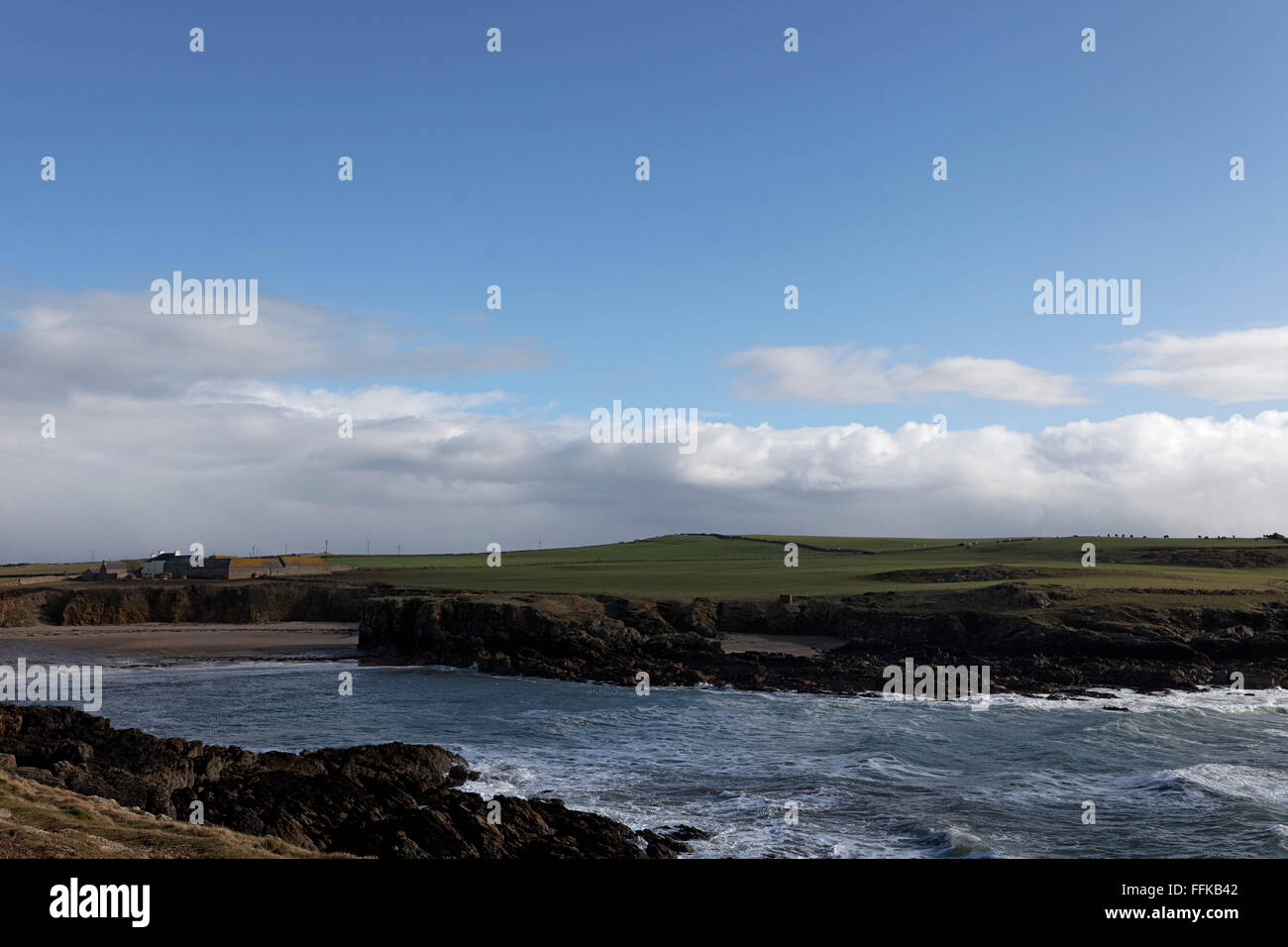 Küstenlandschaft Stockfoto