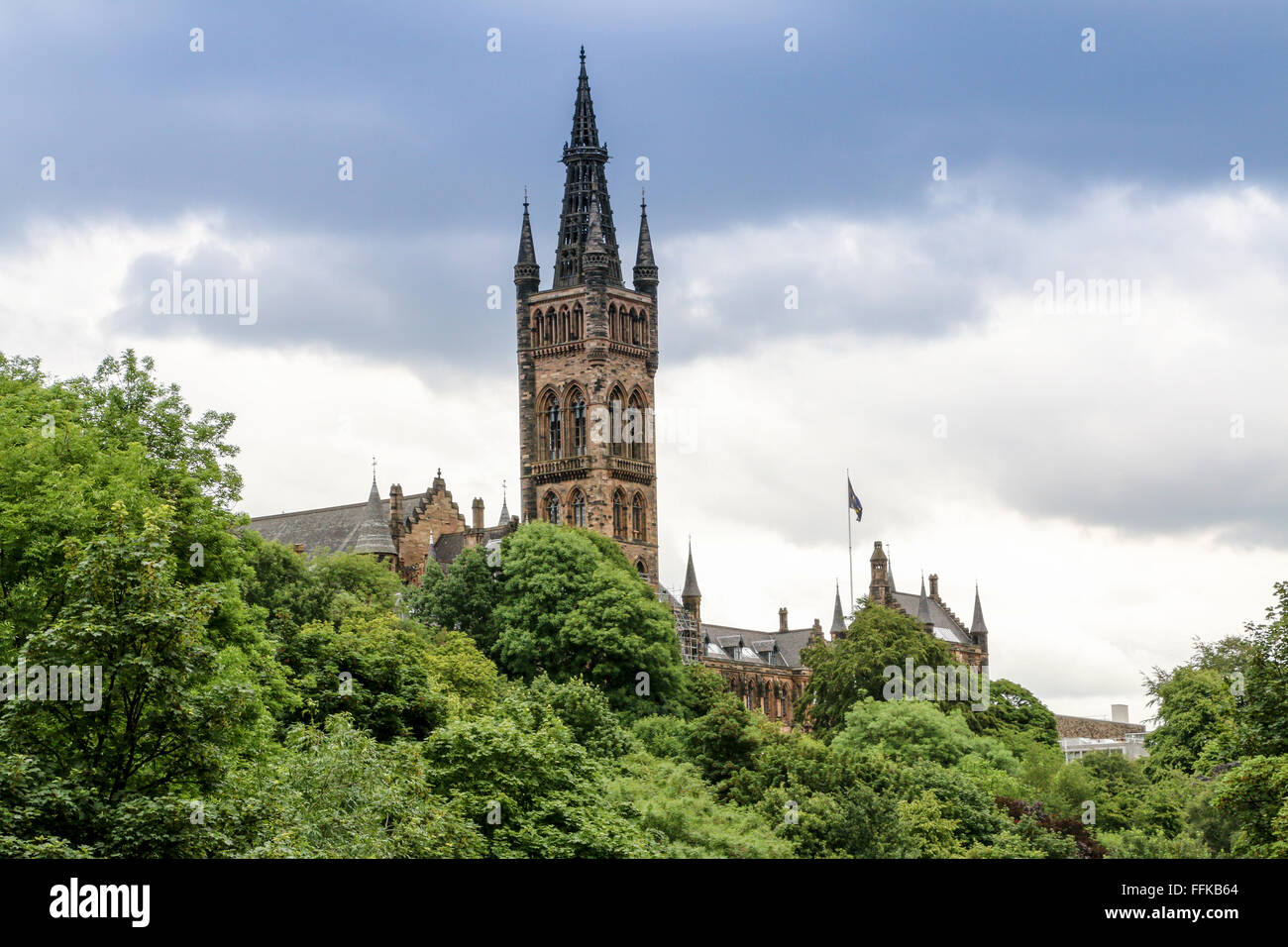 Universität Glasgow, Glasgow, Schottland Stockfoto
