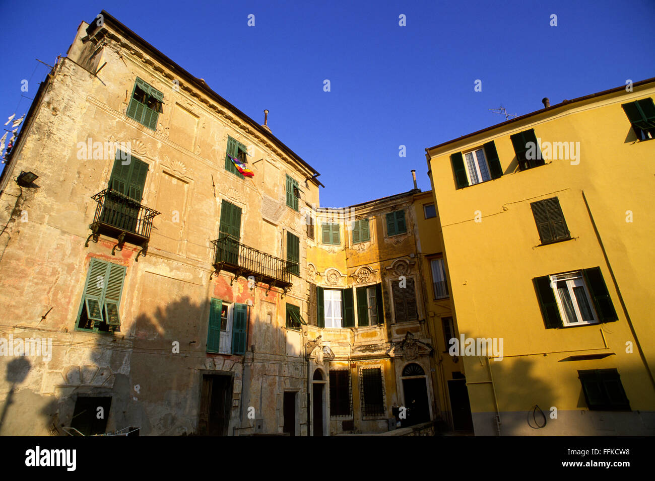Italien, Ligurien, Riviera di Ponente, Imperia, Porto Maurizio, Parasio District Stockfoto