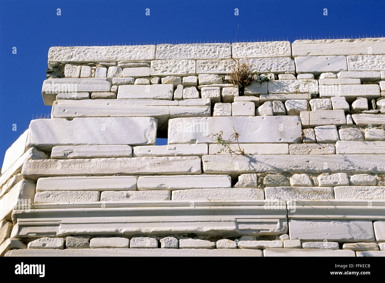 Kastro, Parikia, Paros, Kykladen, Griechenland Stockfoto