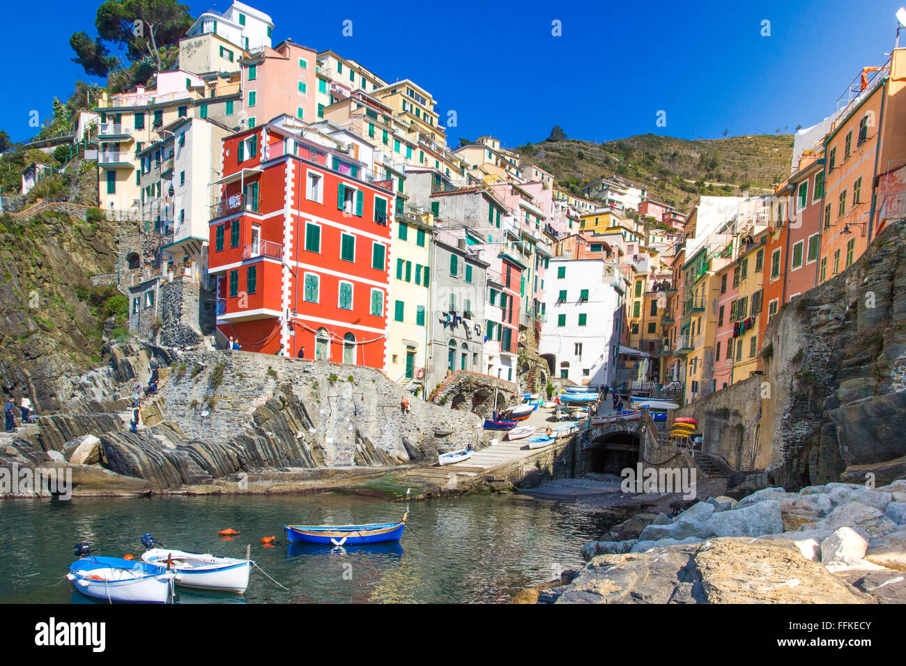 Monterosso, Cinque Terre, Ligurien, Italien Stockfoto