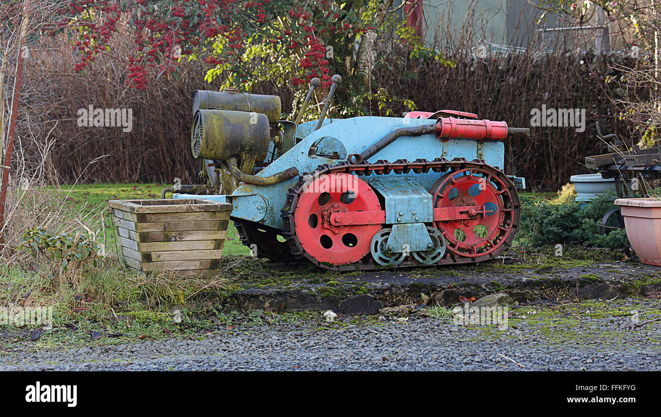 Ransome MG 2crawler Traktor. Stockfoto