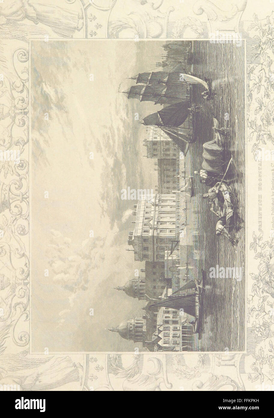 15 der "Tombleson der Themse. [Platten. Deutsche Ausgabe. Beschreibender Text von W. G. Fearnside.] Ger " Stockfoto