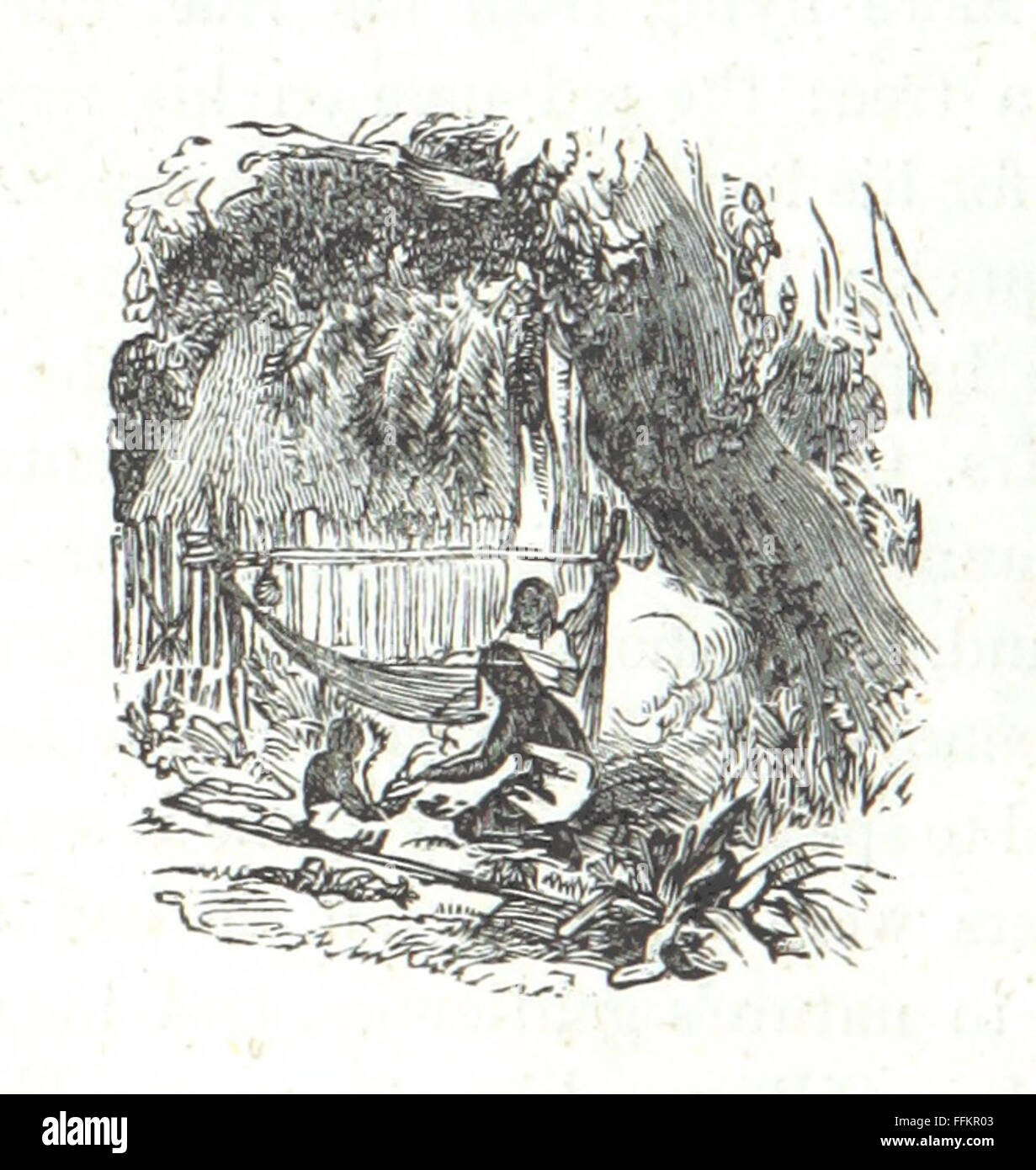 „Nights in a Block House“ bietet Skizzen über das Leben an der amerikanischen Grenze während des 19. Jahrhunderts und konzentriert sich auf die Kämpfe und Überlebensstrategien der Siedler. Das Buch gibt einen persönlichen Überblick über die Schwierigkeiten, denen das Leben an der Grenze ausgesetzt war. Stockfoto