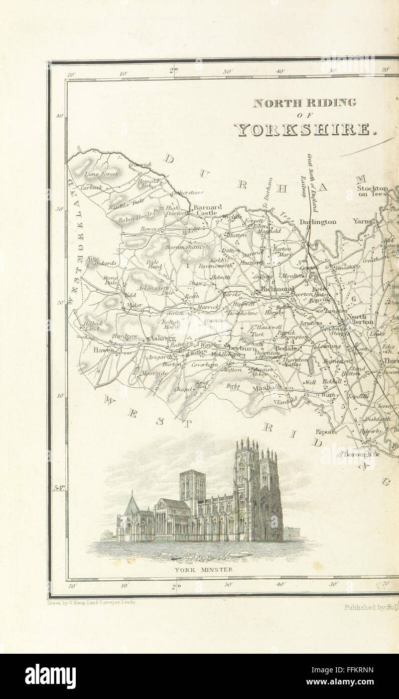 10 der "parlamentarischen Gazetteer von England und Wales, angepasst an die neuen Armen-Gesetz, Franchise, kommunalen und kirchlichen Stockfoto