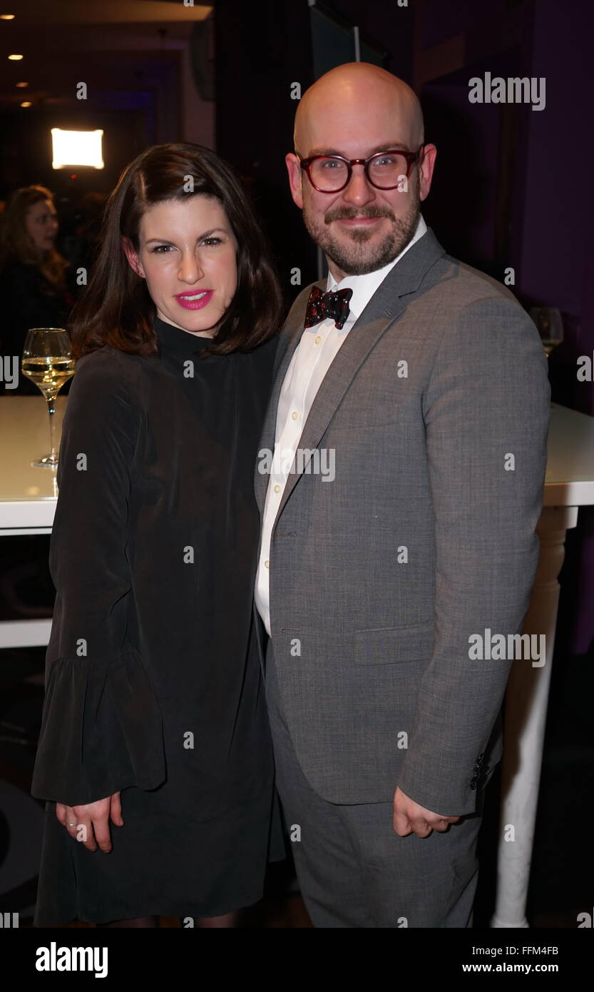 London, UK. 15. Februar 2016. Formmitglied Jemima Rooper besuchen Sie die Presse-Nacht after-Party "Hand zu Gott" im Hotel Trafalgar am 15. Februar 2016 in London, England. Bildnachweis: Siehe Li/Alamy Live News Stockfoto