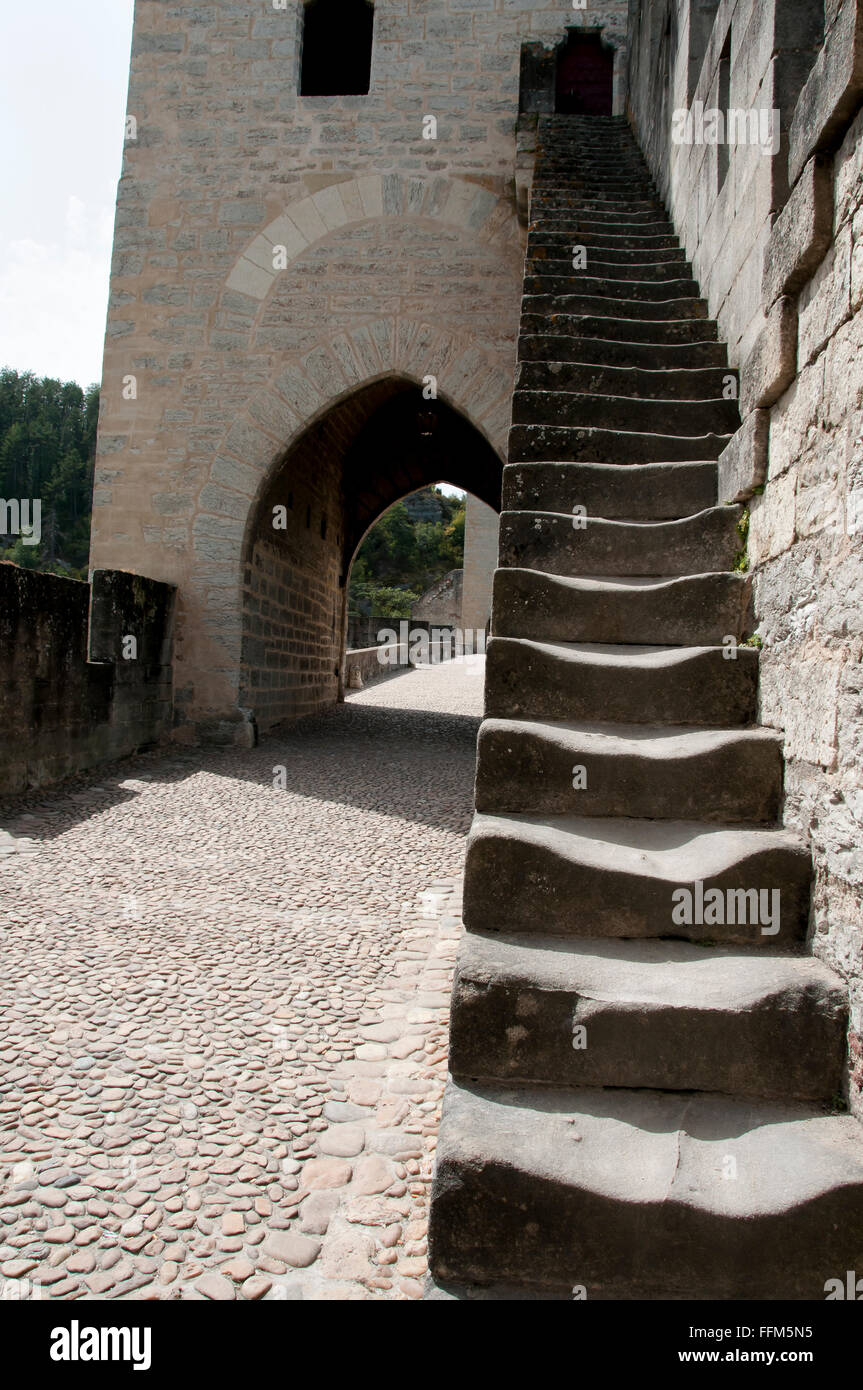 Valentre Brücke - Cahors - Frankreich Stockfoto