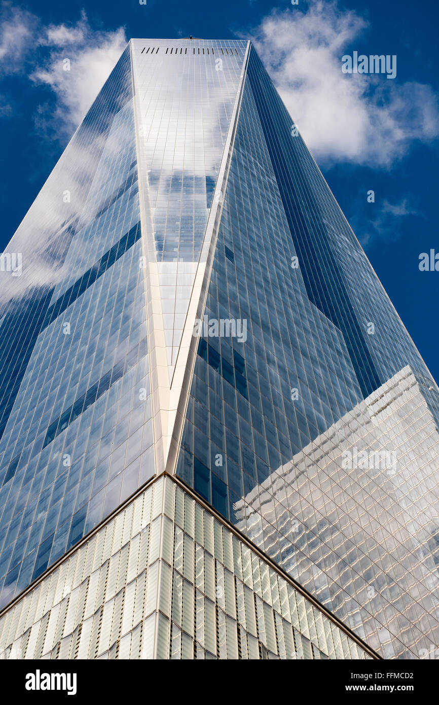 One World Trade Center, Lower Manhattan, New York City, New York, USA. Stockfoto