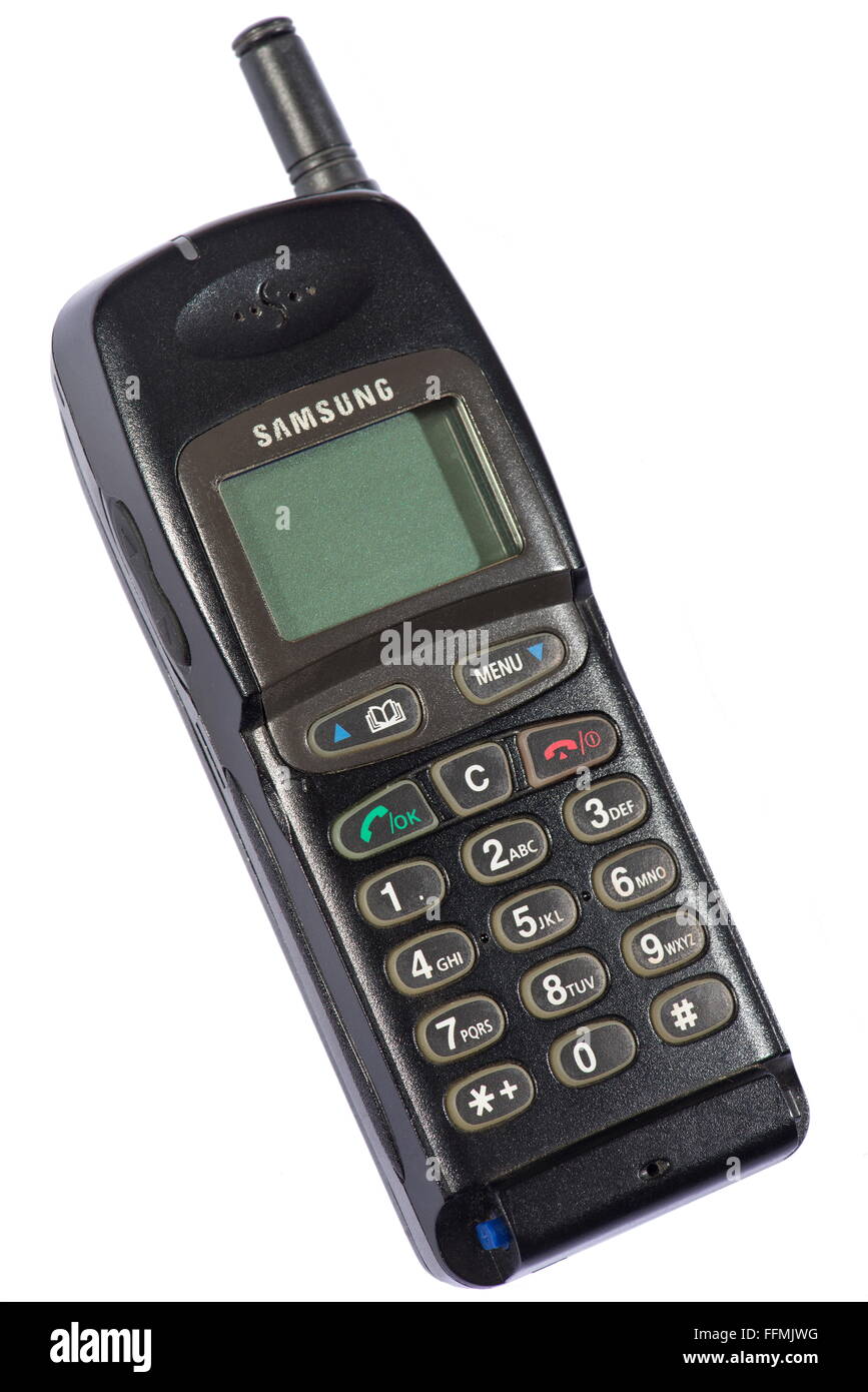 Technik, Telefon, Handy, Samsung SGH-250, Südkorea, 1996, zusätzliche-Rights-Clearences-not available Stockfoto