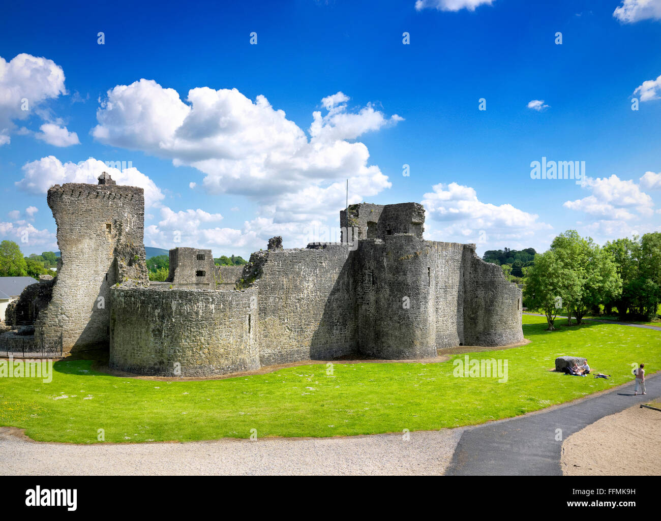 Ballymote Schloss Irland Irische Sligo Architektur Bauen Garten