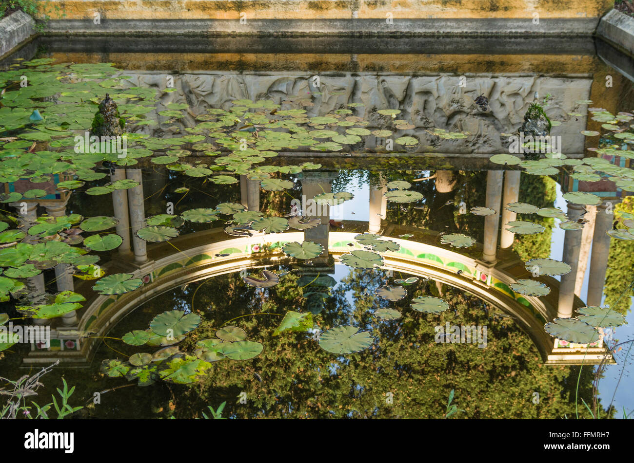 Fontana Rosa Garten, Menton, PACA, Frankreich Stockfoto