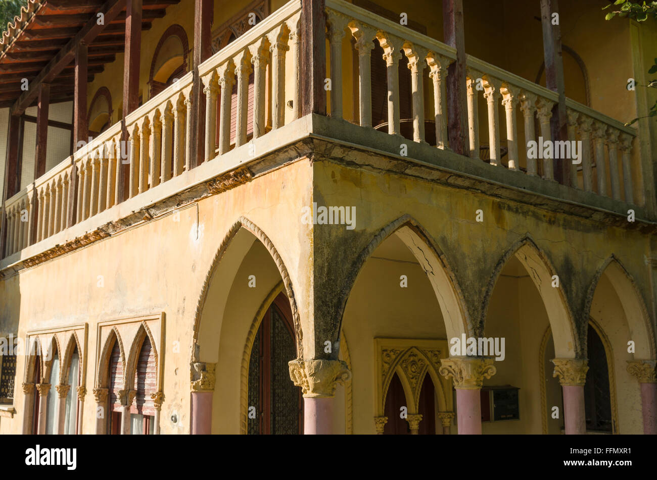Garten der Villa Ephrussi de Rothschild, Saint Jean Cap Ferrat, Alpes Maritimes, Provence, Frankreich, Europa Stockfoto