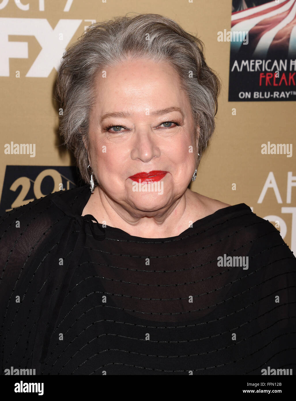Schauspielerin Kathy Bates kommt zur Premiere von FX's 