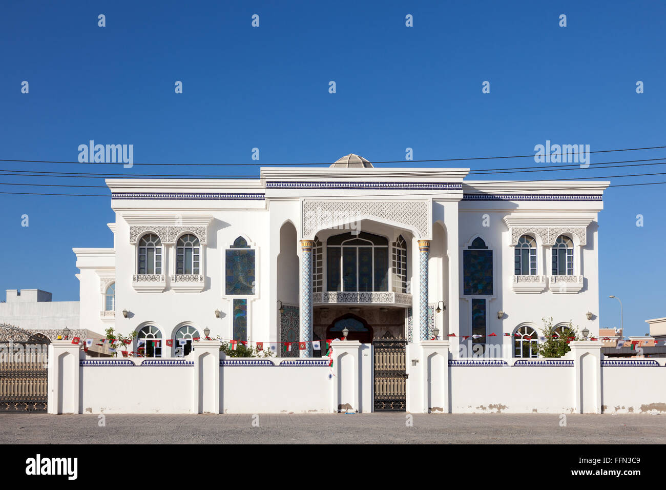 Wohnhaus in Oman Stockfoto