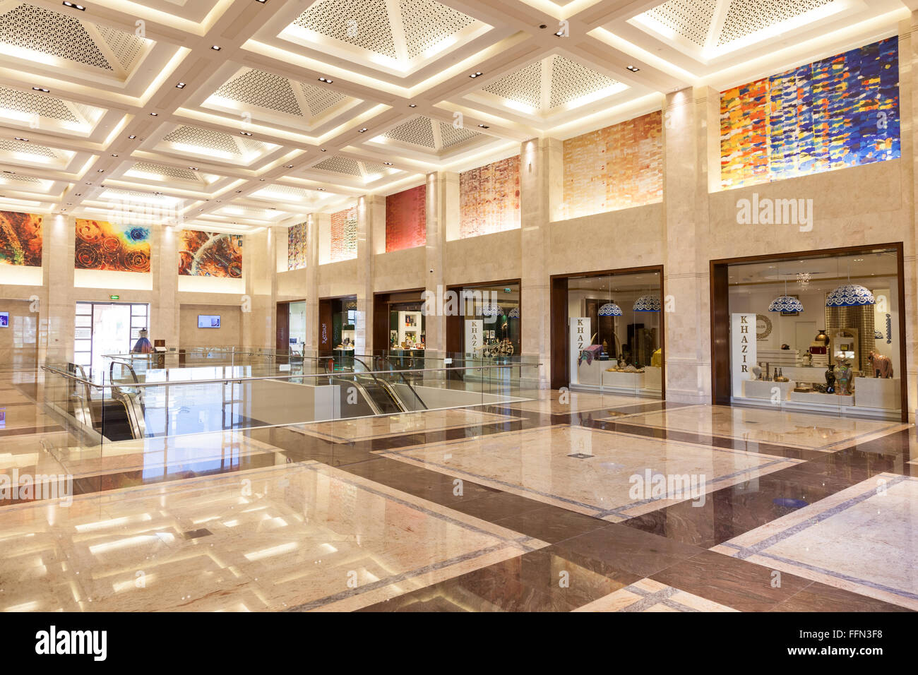 Luxus-Mall in Muscat, Oman Stockfoto