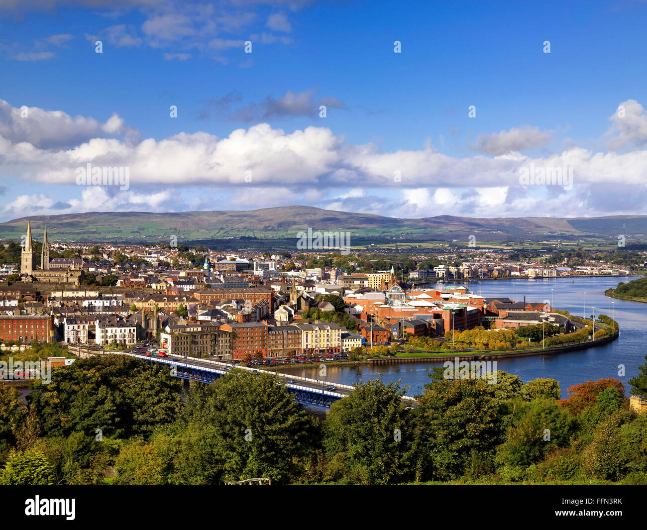 Stadt Derry, Nordirland Stockfoto
