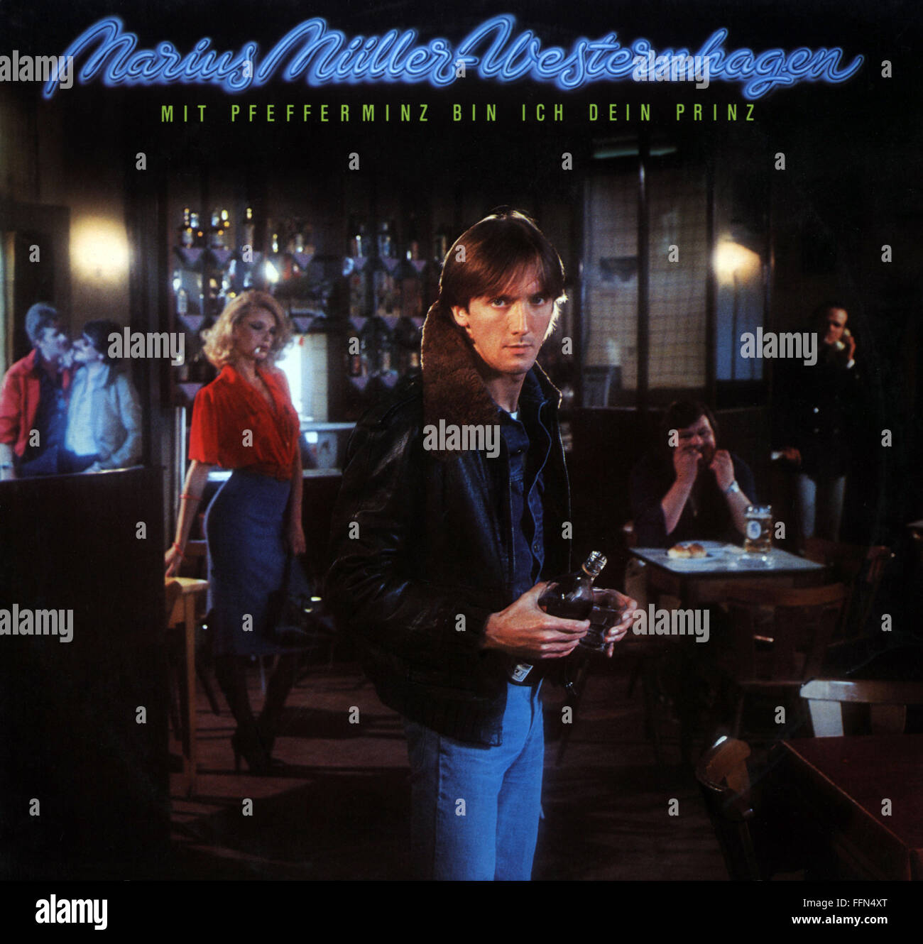 Musik, Schallplatten, 'mit Pfefferminz bin ich dein Prinz', von Marius Müller-Westernhagen, Cover, WEA Music GmbH, 1978, zusätzliche-Rechte-Clearenzen-nicht verfügbar Stockfoto