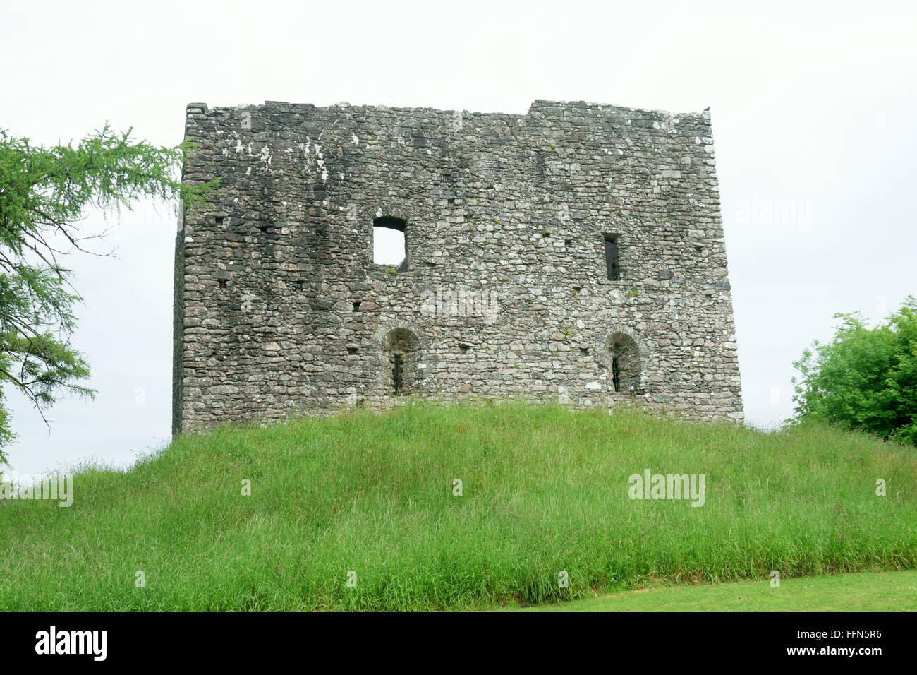 Lydford Schloß, Devon UK ca. 1195 erbaut und ursprünglich als Gefängnis gebaut. Eine Website von historischem Interesse... Stockfoto