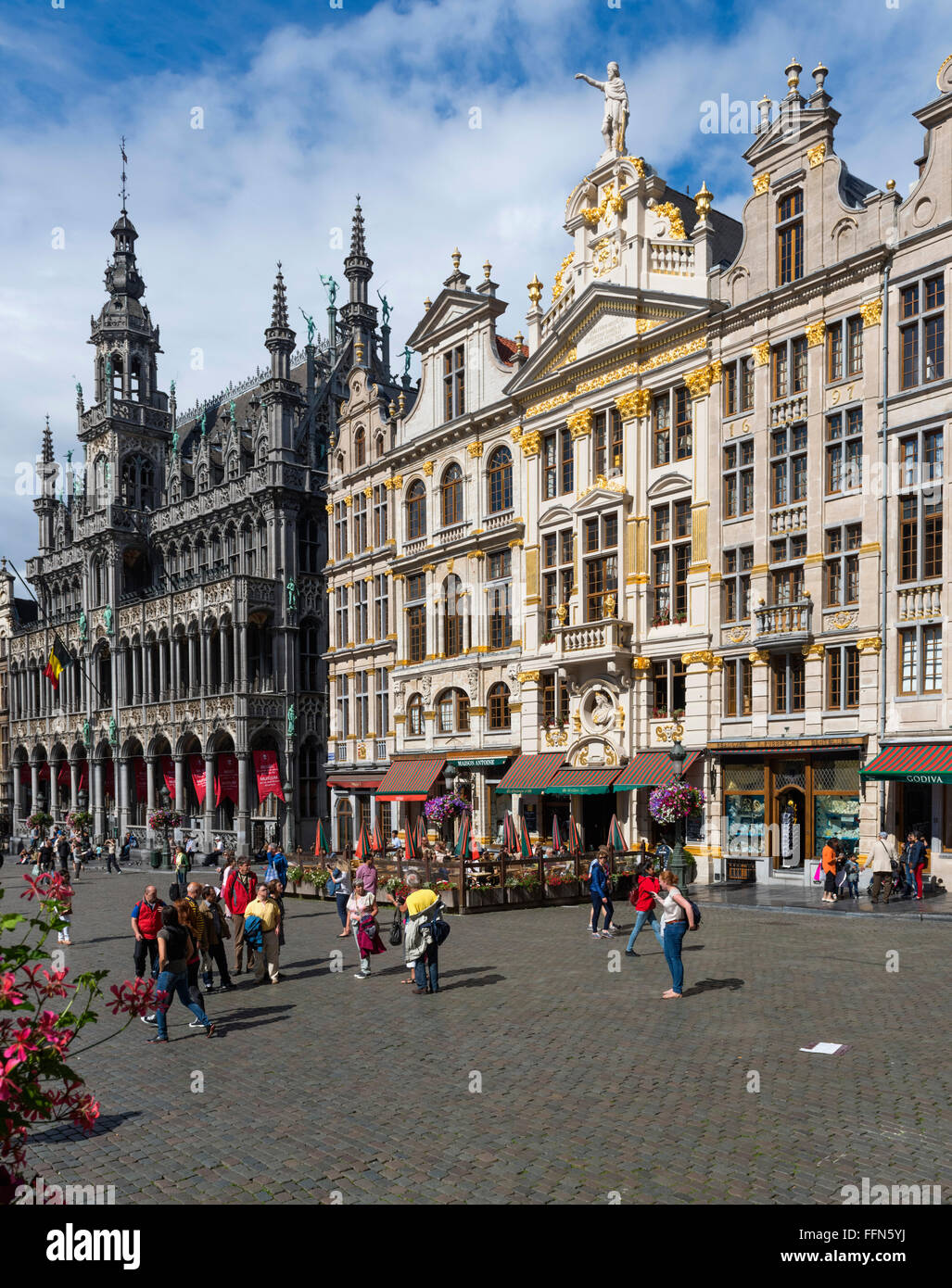 In der Grand Place, Brüssel, Belgien, Europa Stockfoto