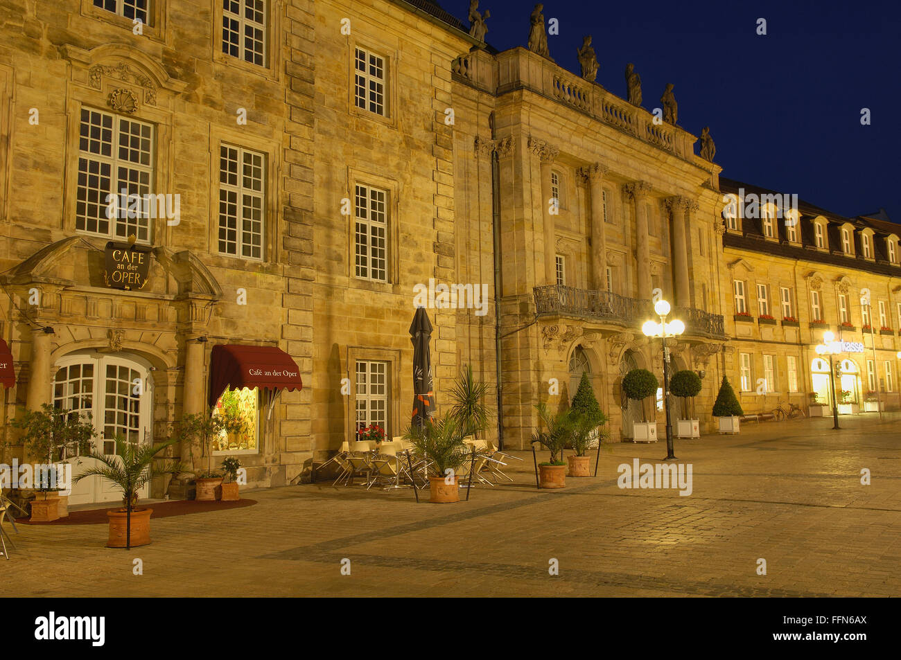 Bayreuth, Oper, Opera del Markgraf, Oper Street, Opernstrasse, Oberfranken, Franken, Bayern, Deutschland Stockfoto