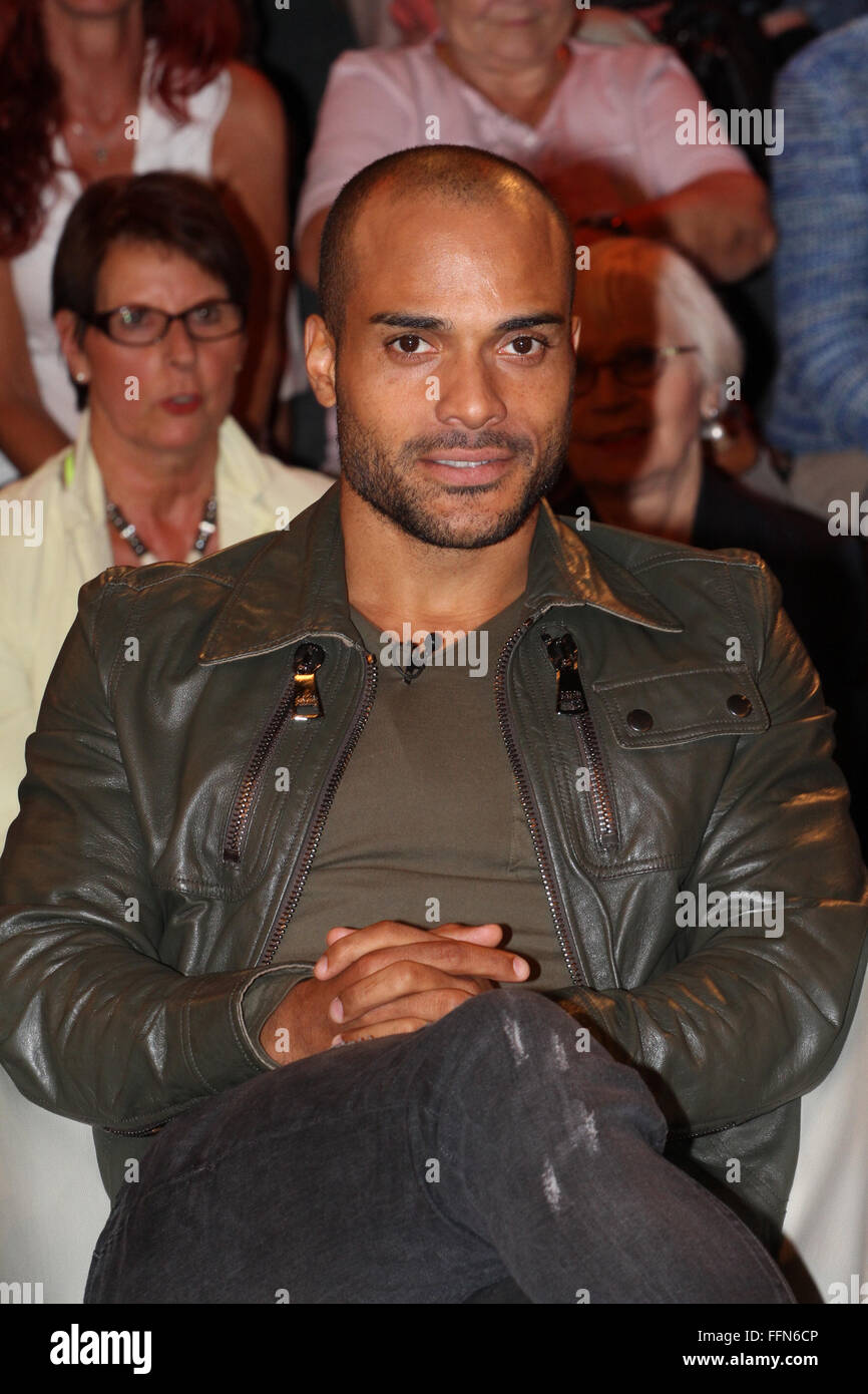 David Odonkor, Markus Lanz, Hamburg, 1.9.2015, Stockfoto