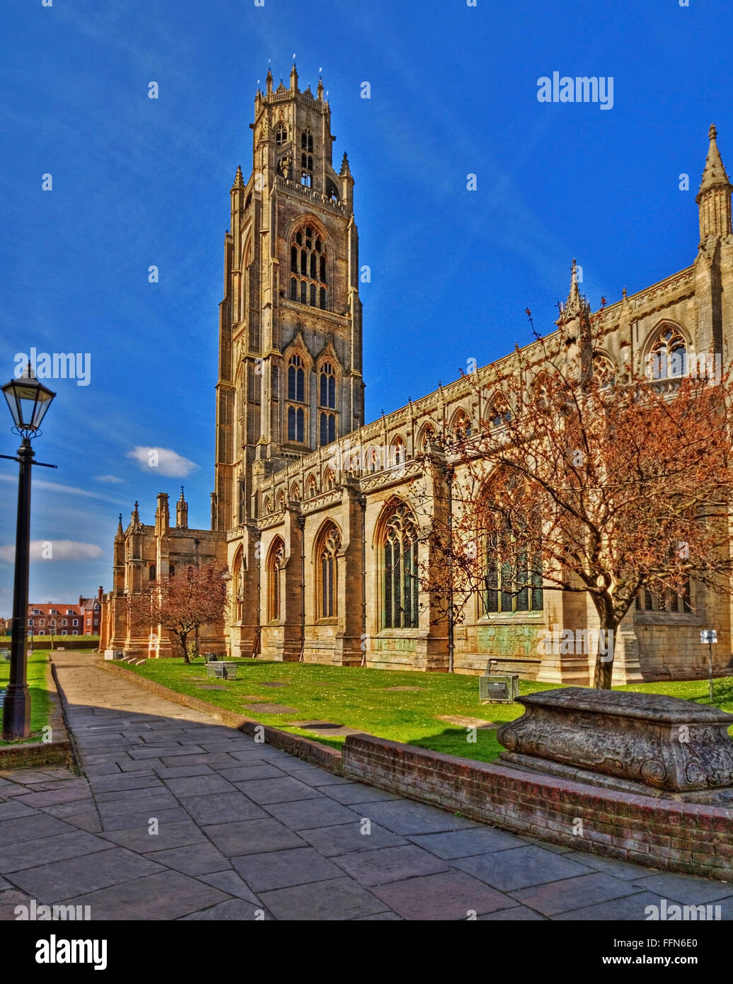 Kirche St Botolph: Boston Stump Stockfoto