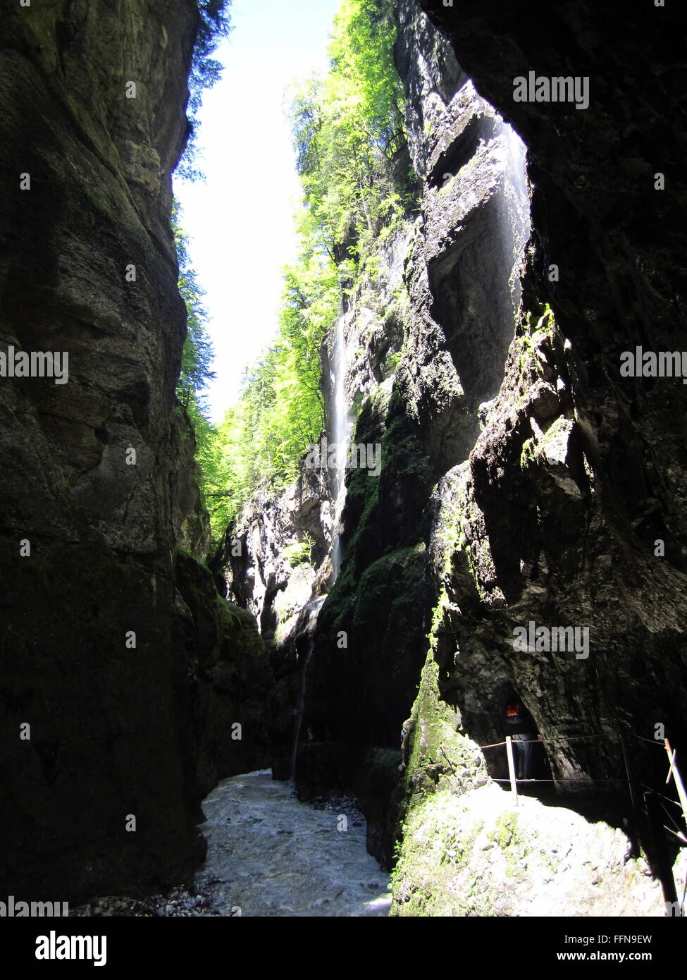 Geographie/Reisen, Deutschland, Bayern, Landschaften, Naturdenkmal (Partnachklamm Partnachklamm), Additional-Rights - Clearance-Info - Not-Available Stockfoto