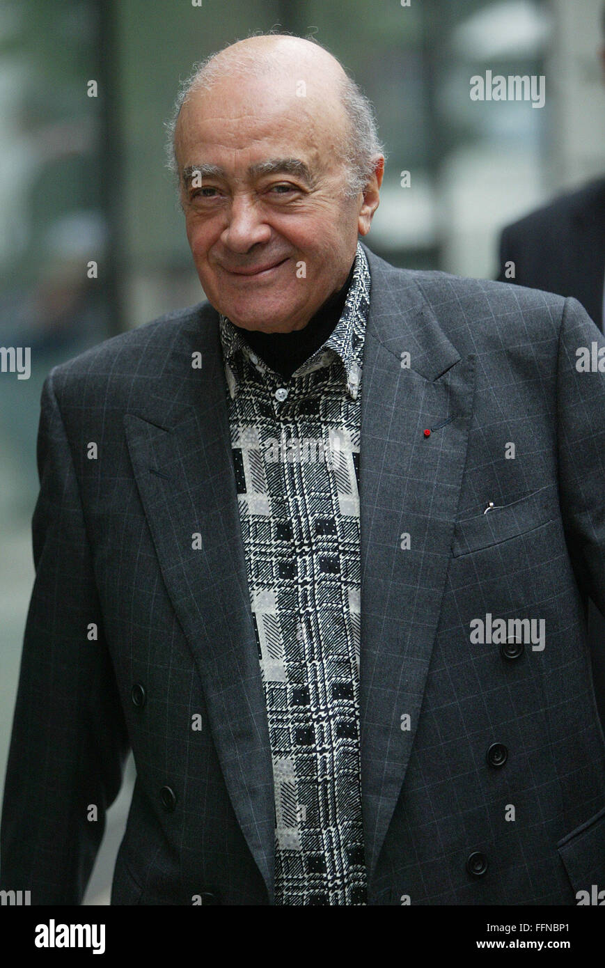 Mohamed Al-Fayed (Kredit Bild © Jack Ludlam) Stockfoto