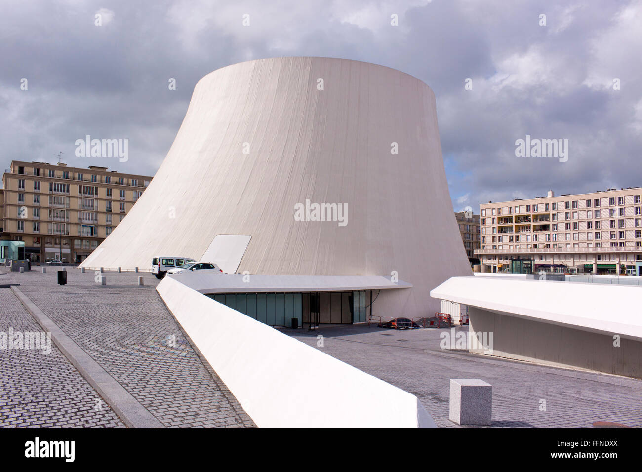 Kulturzentrum in Le Havre Stockfoto