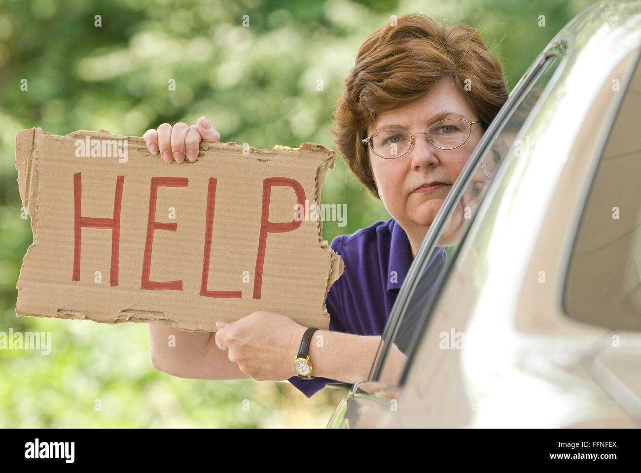 Brauchen Sie Hilfe Stockfoto