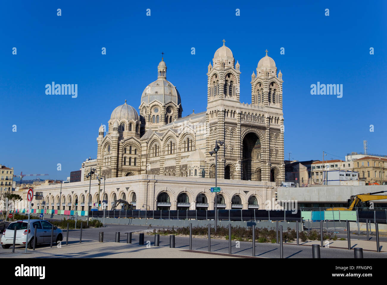 Marseille Kathedrale, Marseille, Frankreich, Provence Stockfoto