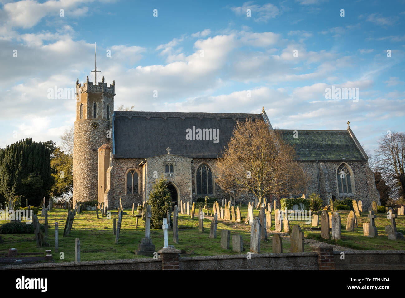 Die Pfarrei St. Edmund bei Acle, Norfolk Stockfoto