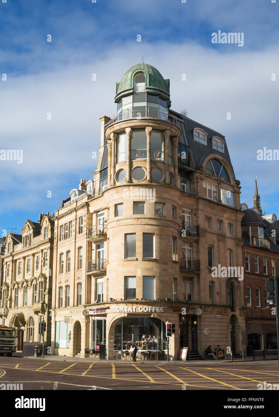 Die Ostsee-Kammern aufbauend auf der Uferstraße Newcastle Upon Tyne, Nord-Ost, England, UK Stockfoto