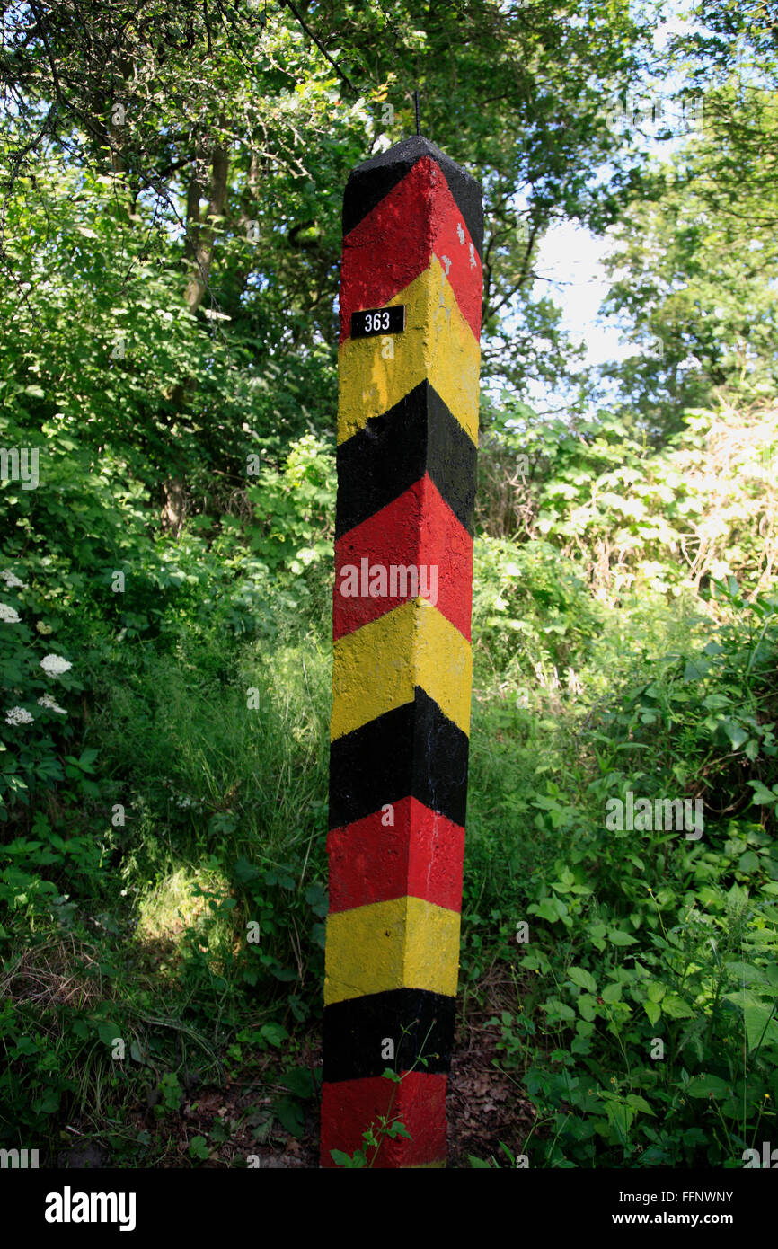 Wendland an Volzendorf, GRUENES BAND, ehemalige Grenze zur DDR, Niedersachsen, Deutschland, Europa Stockfoto