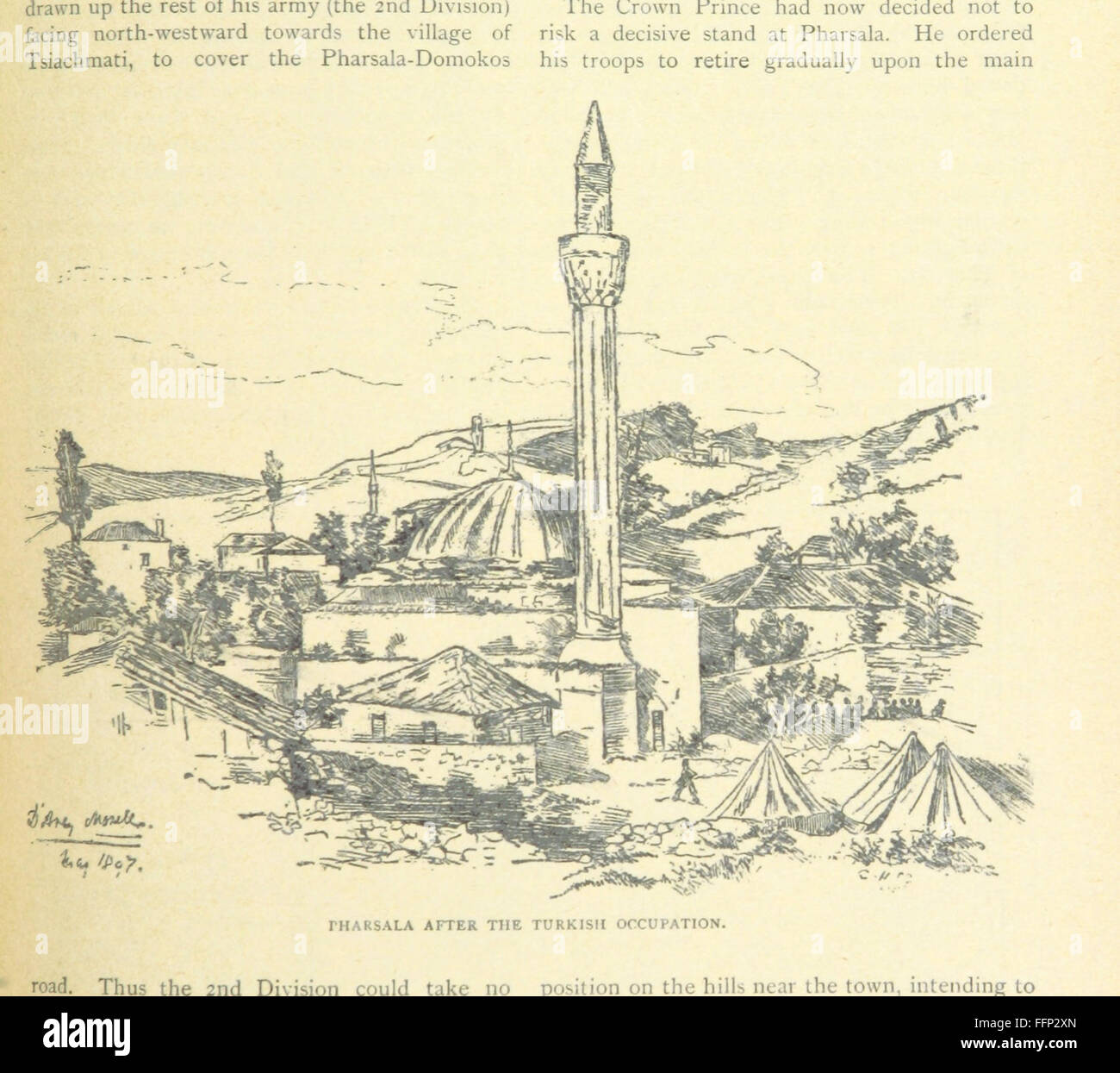 Dieses Buch gibt einen detaillierten Überblick über die großen Kriege und militärischen Konflikte während des letzten Jahrzehnts des 19. Jahrhunderts und gibt Einblicke in die strategischen, politischen und technologischen Entwicklungen der Epoche. Enthält Illustrationen, die den Text ergänzen. Stockfoto