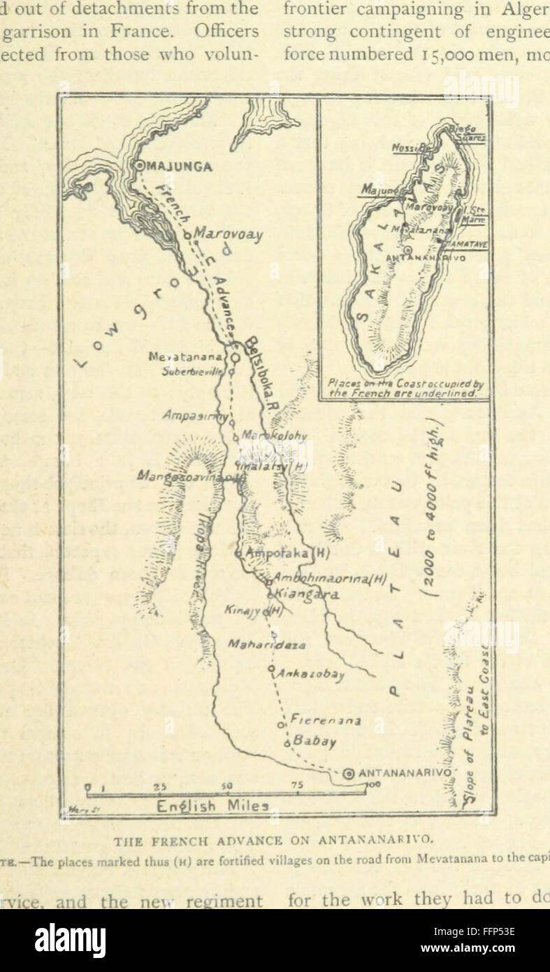"Die Kriege der 90er Jahre" bieten eine Geschichte der militärischen Konflikte, die das letzte Jahrzehnt des 19. Jahrhunderts geprägt haben, mit detaillierten Darstellungen. Stockfoto