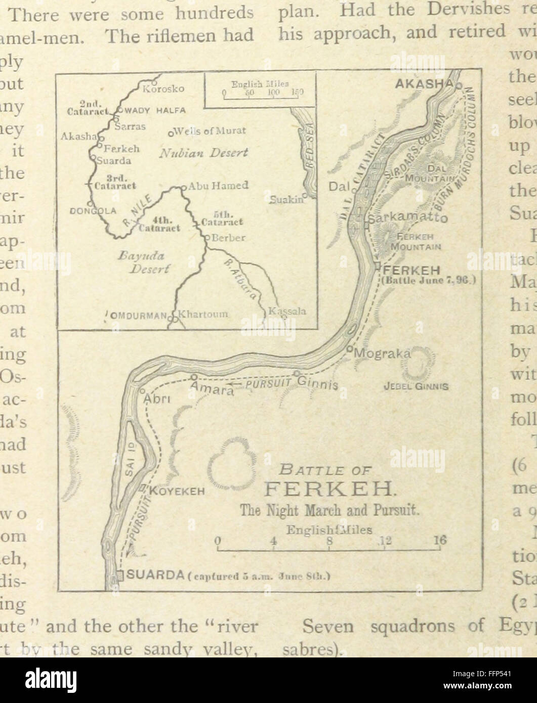 "Die Kriege der 90er Jahre" konzentrieren sich auf die militärischen Schlüsselkonflikte der 1890er Jahre und bieten einen umfassenden Überblick über die Kriegsführung in dieser Zeit. Das Buch untersucht verschiedene globale Konflikte und ihre Auswirkungen, begleitet von Illustrationen, die wichtige Schlachten und militärische Strategien hervorheben. Stockfoto