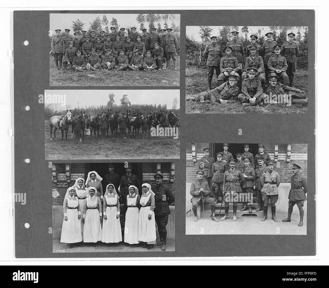 Dieser Band zeigt offizielle kanadische Kriegsfotos, die wichtige Momente während des Krieges dokumentieren. Die Fotografien bieten eine eindrucksvolle visuelle Aufzeichnung der militärischen Geschichte Kanadas und seiner Beteiligung an globalen Konflikten. Stockfoto