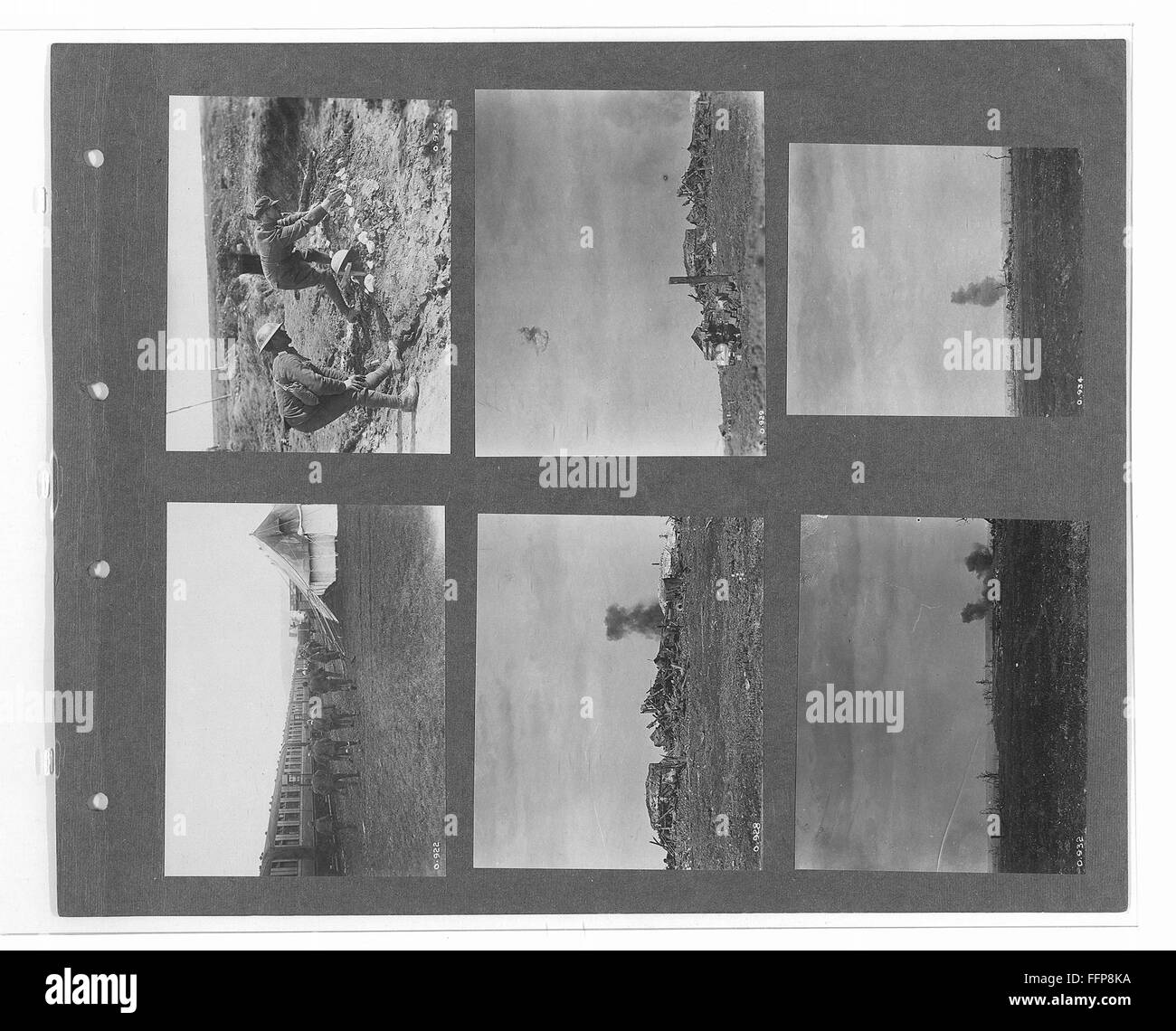 Dieser Band enthält offizielle Kriegsfotos aus Kanada, die wichtige Momente und historische Ereignisse während des Krieges festhalten. Die Sammlung bietet eine visuelle Aufzeichnung der Rolle des kanadischen Militärs in globalen Konflikten, wobei die Auswirkungen und die Geschichte dieser Epochen erhalten bleiben. Stockfoto