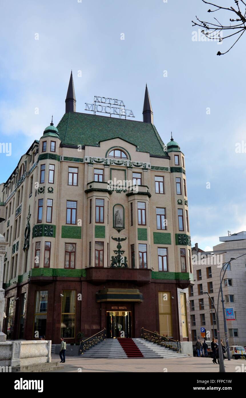 Hotel moskva moscow belgrade serbia Fotos und Bildmaterial in hoher
