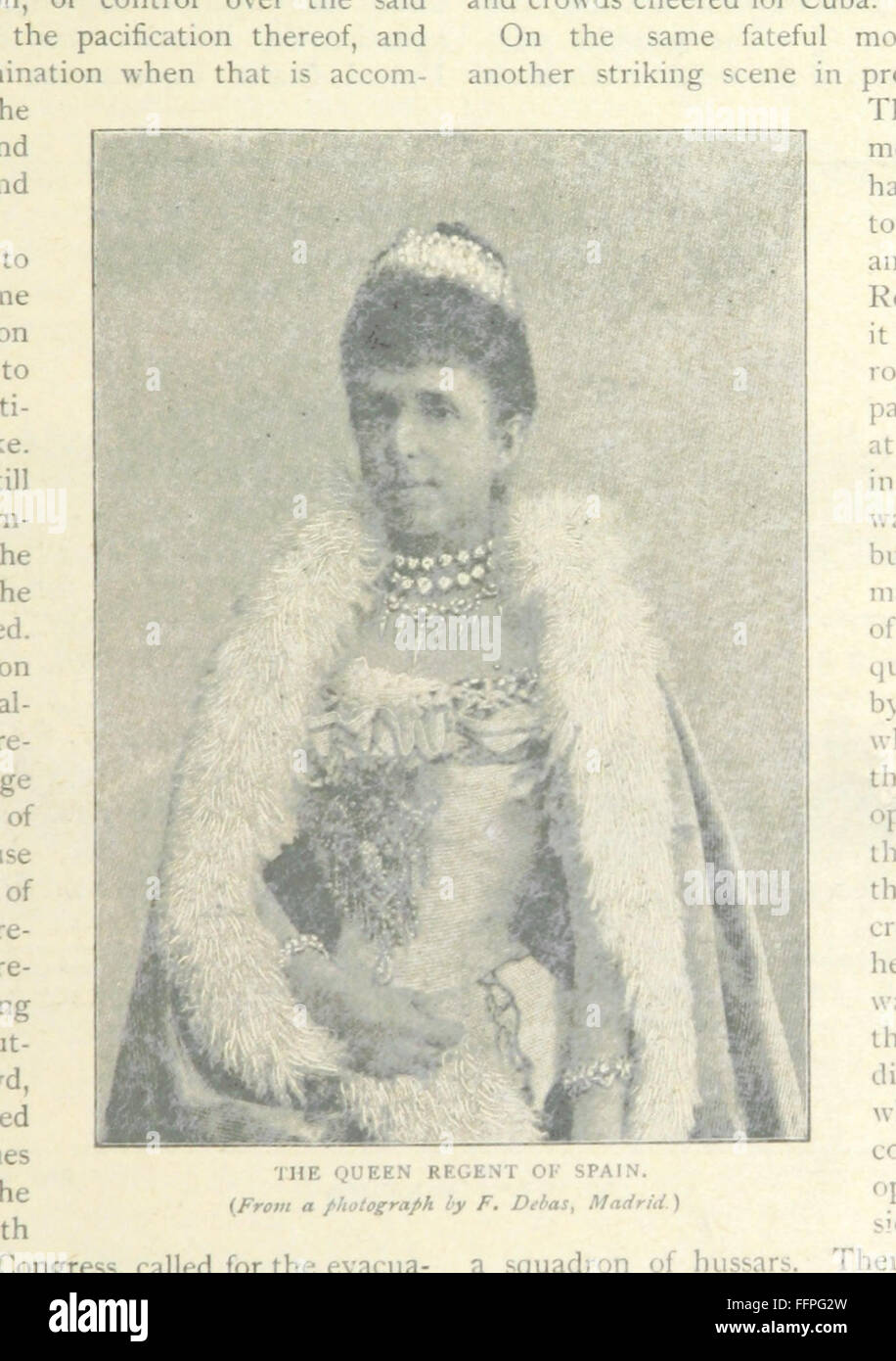 "Die Kriege der 90er Jahre" konzentrieren sich auf die großen Konflikte, die im letzten Jahrzehnt des 19. Jahrhunderts stattfanden, und bieten eine detaillierte Geschichte der Kriegsführung aus dieser Zeit. Das Buch ist illustriert, um wichtige Schlachten und militärische Ereignisse darzustellen. Stockfoto