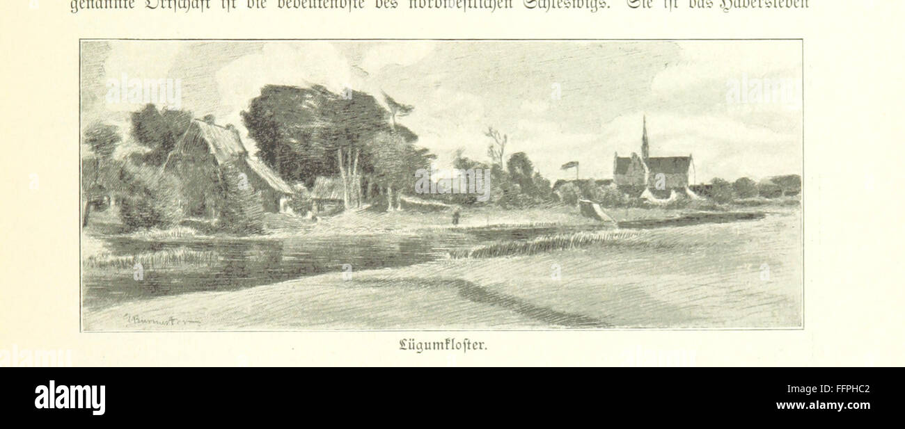 91 der "Schleswig-Holstein Meerumschlungen in Wort Und Bild... Herausgegeben von H. Haas, H. Krumm Und F. Stoltenberg, etc. " Stockfoto