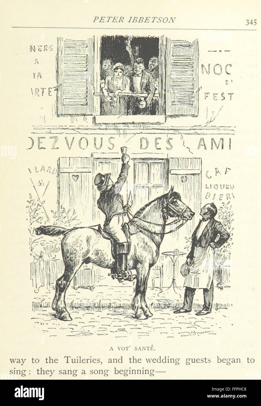 Peter Ibbetson ist ein Roman, der Themen von Träumen und die Grenzen zwischen Realität und Fantasie erforscht. Es folgt dem Protagonisten Peter Ibbetson, der lebhafte Träume eines vergangenen Lebens erlebt und Liebe und Verlust durch Zeit und Raum navigiert. Stockfoto