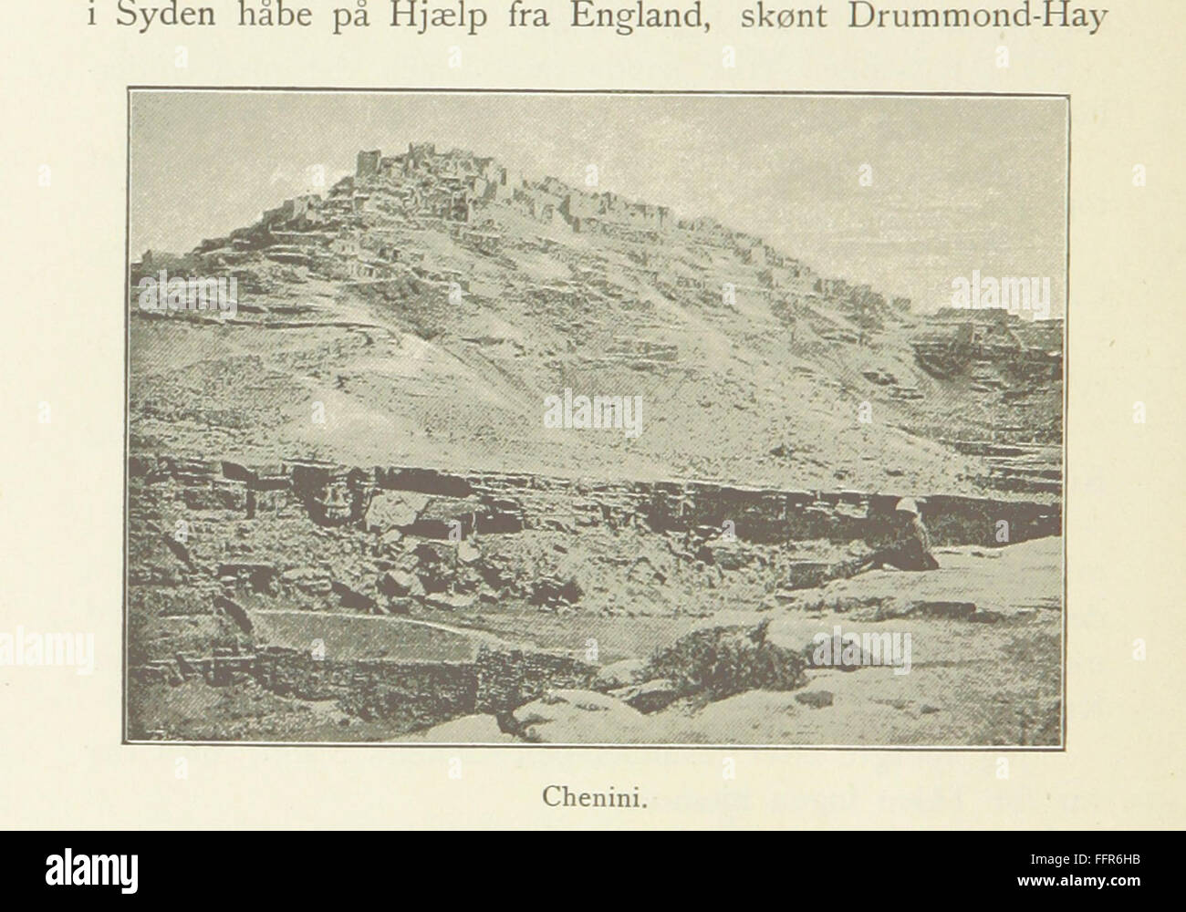 Huleboerne i Syd Tunis (die Höhlenbewohner Südtunesiens) ist eine Memoire, die die Erfahrungen des Autors bei dem Kalifa-Stamm in Matmata, Tunesien, erzählt. Sie bietet Einblicke in das Leben und die Traditionen der Berber Höhlenbewohner und die einzigartige Kultur der Region. Stockfoto