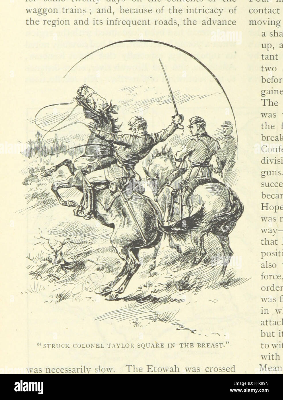 Dieser illustrierte Band zeigt bedeutende Schlachten aus dem 19. Jahrhundert, einschließlich Schlüsselkonflikte in Europa und darüber hinaus, mit Expertenkommentaren von Historikern wie Archibald Forbes und Major Arthur Griffiths. Stockfoto