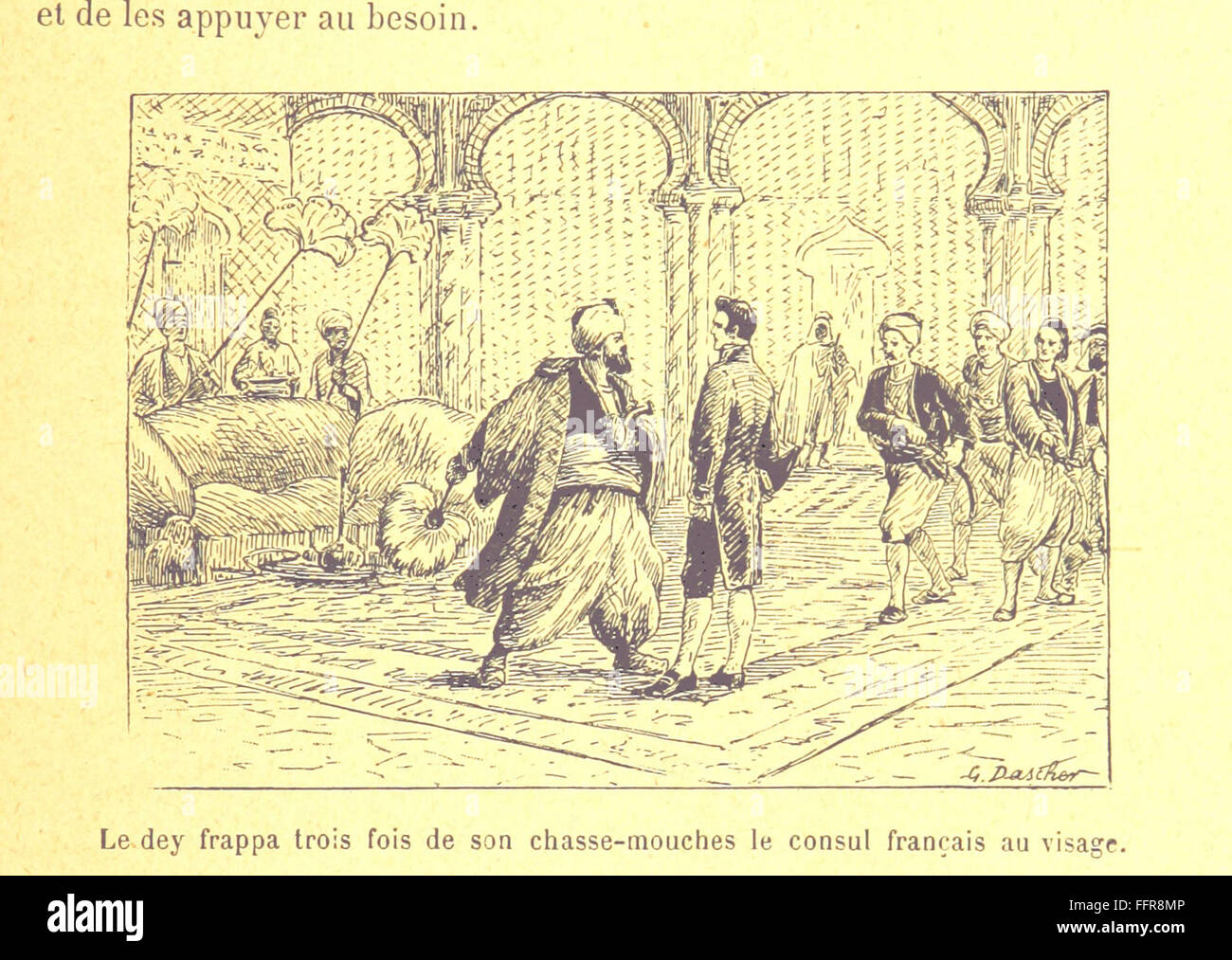 Ein französischsprachiges Vintage-Buch mit dem Titel „La France et ses kolonies au XIXe siècle“, das Frankreich und seine Kolonien im 19. Jahrhundert illustriert. Stockfoto