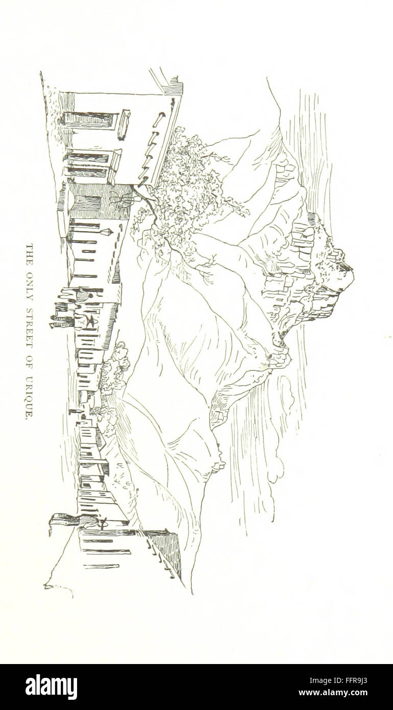 „In the Land of Cave and Cliff Dwellers“ von S. B. Emmons erzählt die Erforschung der Klippenhäuser und Höhlenstrukturen im Norden Mexikos und bietet einen Einblick in die alten Zivilisationen, die einst diese Gebiete bewohnten. Stockfoto