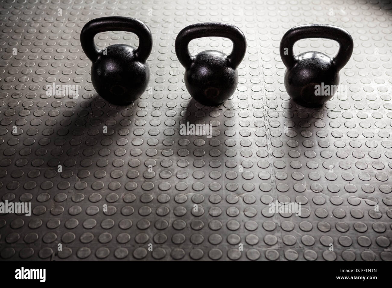 Kettlebells Stockfoto